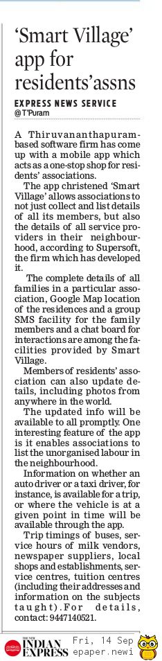 Smart Village in news